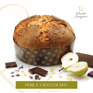 Panettone Artigianale con Scatola – Linea Classica - Pere e Cioccolato