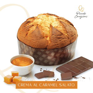 Panettone Artigianale con Scatola – Linea Classica - Crema al Caramello Salato