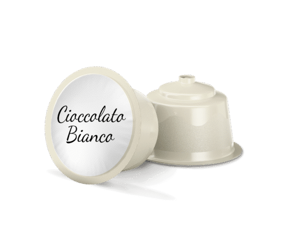 Cioccolato Bianco Delattosato | Compatibili Nescafè Dolce Gusto | 10 Capsule