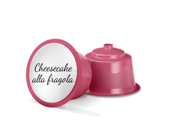 Cheesecake alla Fragola | Compatibili Nescafè Dolce Gusto | 10 Capsule