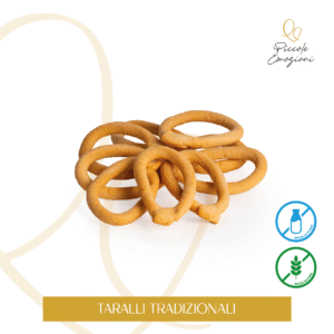 Linea Senza Pensieri - Senza Glutine e Lattosio - Taralli tradizionali - 180g