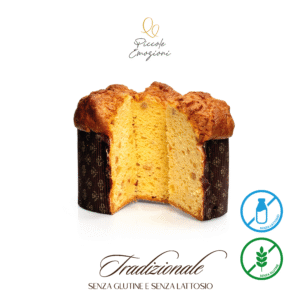 Panettone Artigianale con Scatola - Linea Origine - Tradizionale Senza Glutine e Lattosio - 700g