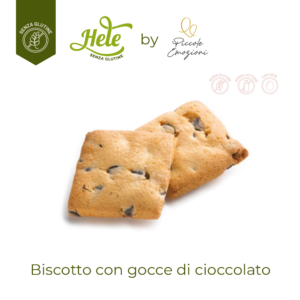 Biscotto con gocce di cioccolato